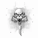 struggle with anger  tattoo design idea