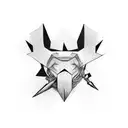 struggle with anger  tattoo design idea