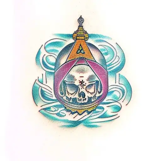 buda, forest  tattoo design idea