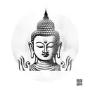 Buddha tattoo design idea