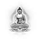 Buddha tattoo design idea