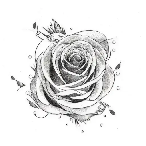 memoral tattoo for my female friend  add teardrops and roses.  tattoo design idea