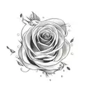 memoral tattoo for my female friend  add teardrops and roses.  tattoo design idea