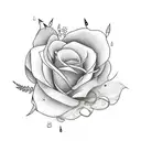 memoral tattoo for my female friend  add teardrops and roses.  tattoo design idea