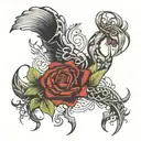 quiet tattoo design idea