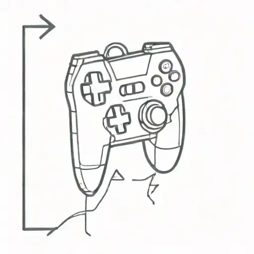 gamer, nerdy tattoo design idea