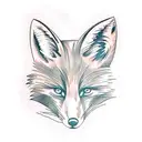 Fox tattoo design idea