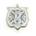 letters, MMA,  logo tattoo design idea