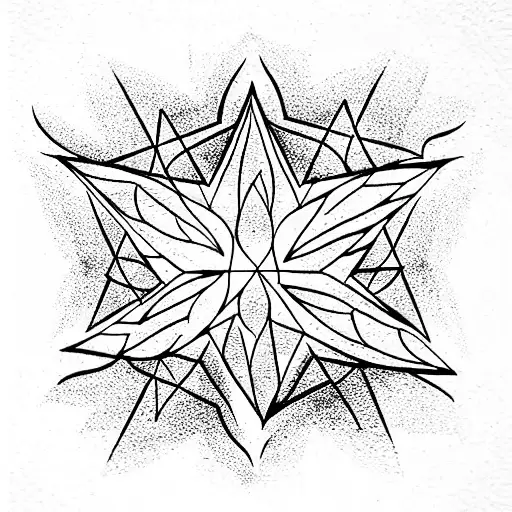 Star tattoo design idea