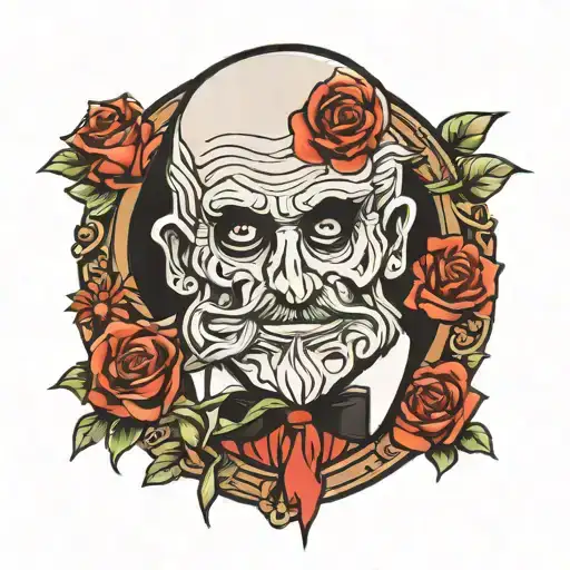 scareface godfather angels cards tattoo design idea