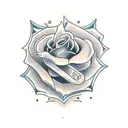 honey bee 37 Rose for men  tattoo design idea
