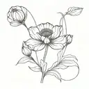 opium type tattoo design idea