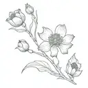 opium type tattoo design idea