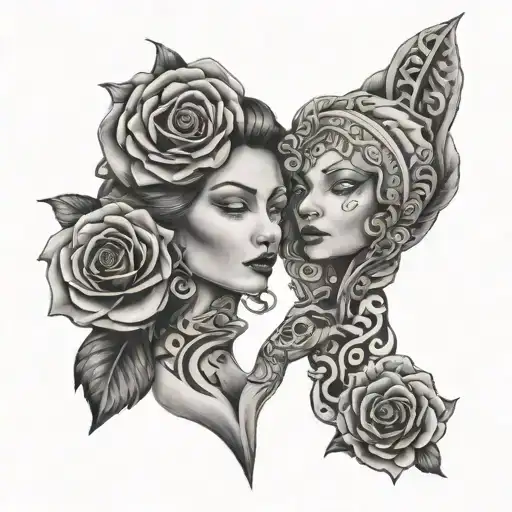 mother and son matching tattoos tattoo design idea