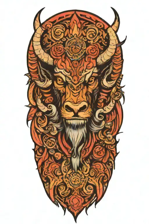 Tauren tattoo design idea