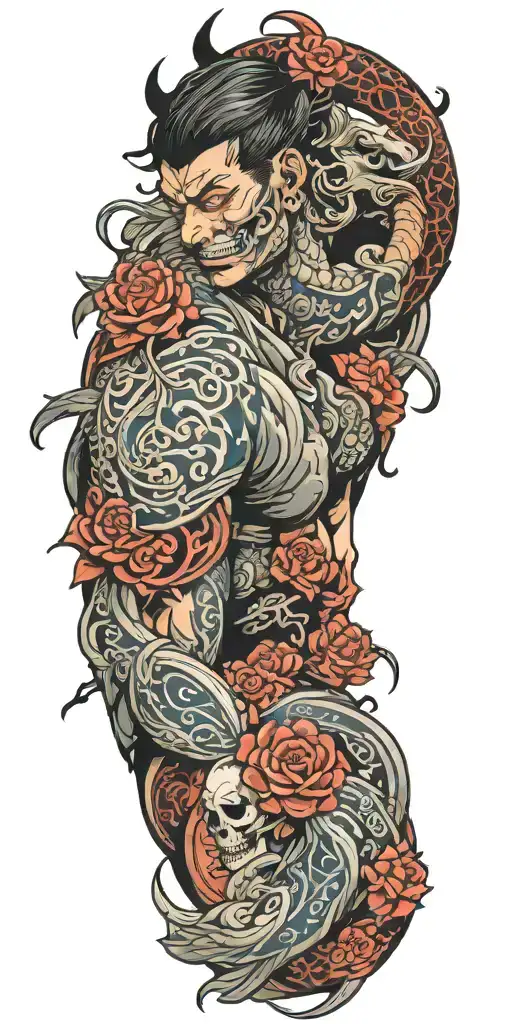 Anime tattoo design idea