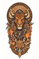 Tauren tattoo design idea