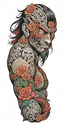 Anime tattoo design idea