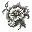 opium tattoo design idea