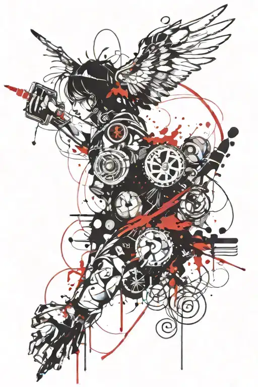 childhood trauma tattoo design idea