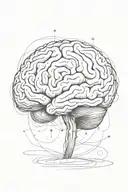 adhd brain tattoo design idea