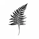 Fern Tree tattoo design idea