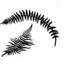Fern Tree tattoo design idea