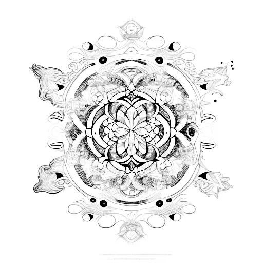 Mandelbrot set tattoo design idea