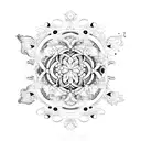 Mandelbrot set tattoo design idea