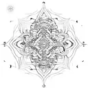 Mandelbrot set tattoo design idea
