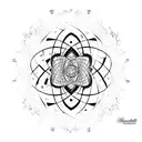 Mandelbrot set tattoo design idea