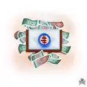 brick wall with money tattoo design idea