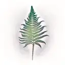 Fern Tree tattoo design idea