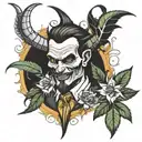 The antithesis of stimulants: Marijuana. The devil is a narcissist. tattoo design idea