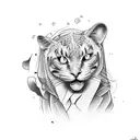 Casino tattoo design idea