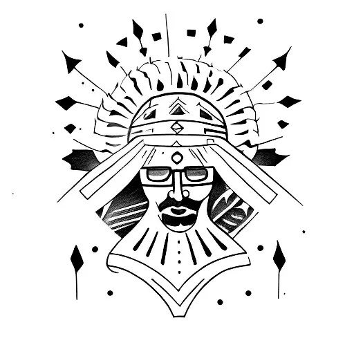 indio tattoo design idea