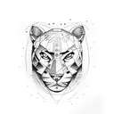 Panther tattoo design idea