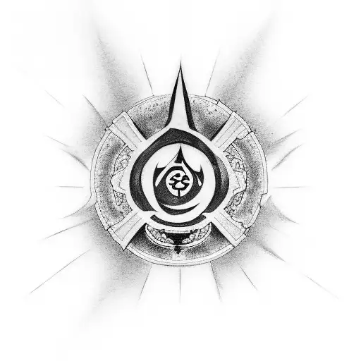 Minato using a powerful jutsu tattoo design idea