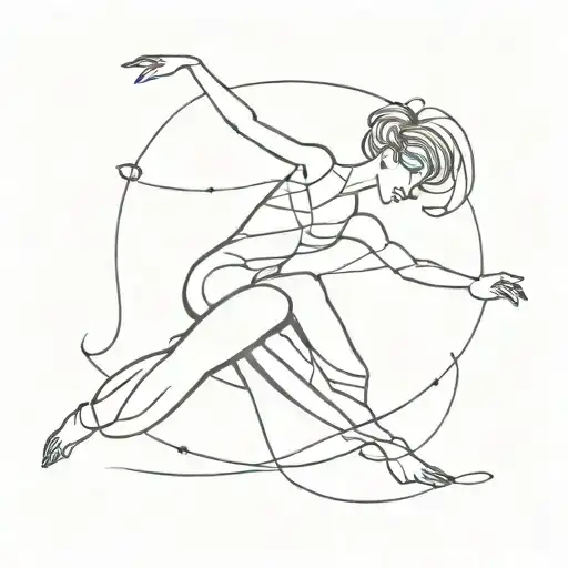 Dance tattoo design idea