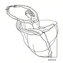 Dance tattoo design idea