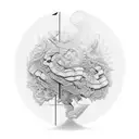 maths graph  tattoo design idea