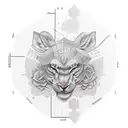 maths graph  tattoo design idea