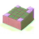 minecraft grass block tattoo design idea