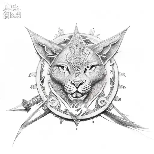 chakra y sais xena warrior princess tattoo design idea