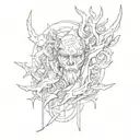 bjorn ironside tattoo design idea