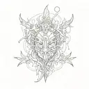 bjorn ironside tattoo design idea