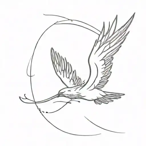 icarus falling tattoo design idea