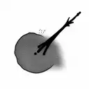 purple rain tattoo design idea