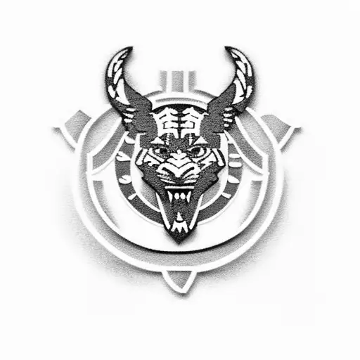 combine Manchester united, Ajax fc and Penrith panthers crests tattoo design idea