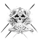 god Chronos  tattoo design idea